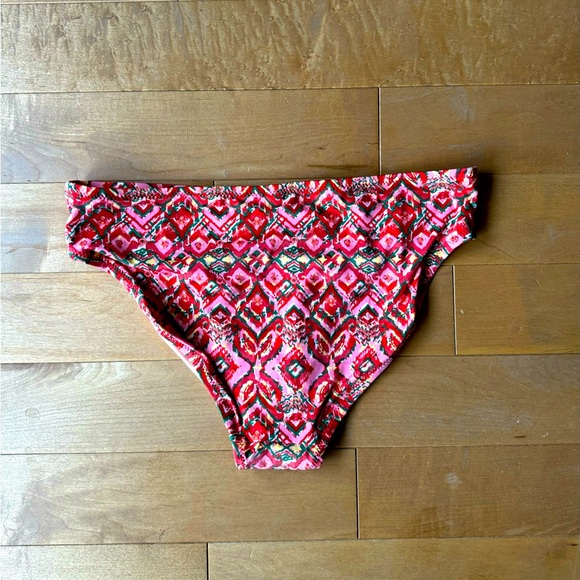 Garnet hill  3 piece, rushed swim skirt, bikini bottom, tankini 8 sunset - Picture 12 of 14